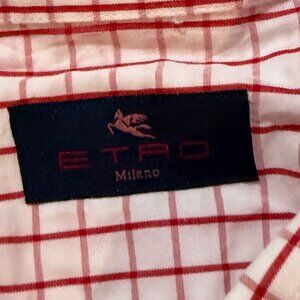 ETRO Men's Italian Dress Shirt - Size 42